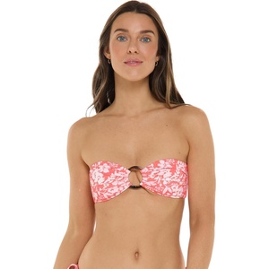 image:imageBody Glove Womens Irene Bandeau Bikini Top Swimsuit with Sashtie BackSunkissed Bloom