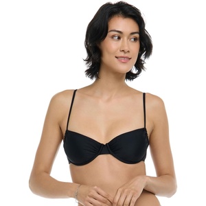 image:imageBody Glove Womens Smoothies Alice Solid Underwire Bikini Top with Sashtie BackBlack