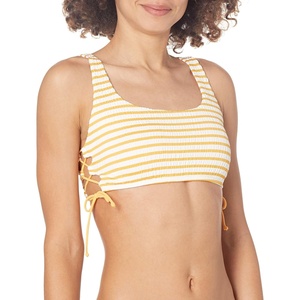 image:imageBody Glove Womens Standard Maxim Crop Bikini Top SwimsuitFrench Riviera Stripe