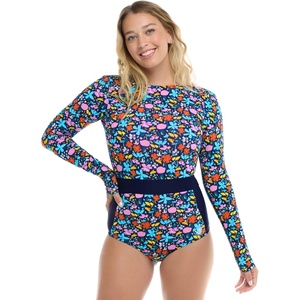 image:imageBody Glove Womens Standard Maxim Crop Bikini Top SwimsuitVivid Fields Floral Print