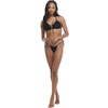 image:imageBody Glove Smoothies Baby Love Solid Molded Cup Triangle Push Up Bikini Top SwimsuitBlack