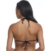 image:imageBody Glove Smoothies Baby Love Solid Molded Cup Triangle Push Up Bikini Top SwimsuitBlack