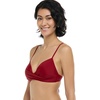 image:imageBody Glove Womens Smoothies Kerry Solid Twist Front Bikini Top Swimsuit with Adjustable 2Way Back DetailCranberry