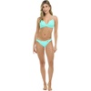 image:imageBody Glove Womens Smoothies Kerry Solid Twist Front Bikini Top Swimsuit with Adjustable 2Way Back DetailSea Mist