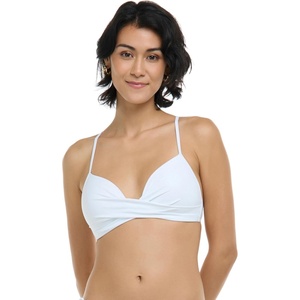 image:imageBody Glove Womens Smoothies Kerry Solid Twist Front Bikini Top Swimsuit with Adjustable 2Way Back DetailApricot