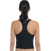 image:imageBody Glove Womens Reva Racerback Sporty Crop Bikini Top Swimsuit with Contour Shelf BraBlack