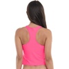 image:imageBody Glove Womens Reva Racerback Sporty Crop Bikini Top Swimsuit with Contour Shelf BraBubble Gum