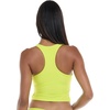 image:imageBody Glove Womens Reva Racerback Sporty Crop Bikini Top Swimsuit with Contour Shelf BraKey Lime