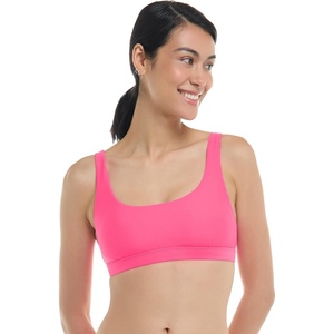 image:imageBody Glove Womens Star Support CrossOver Sports Bra Swimsuit Top with Multi Strap BackBubble Gum