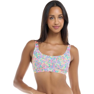 image:imageBody Glove Womens Star Support CrossOver Sports Bra Swimsuit Top with Multi Strap BackEstella Multi Floral