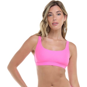 image:imageBody Glove Womens Star Support CrossOver Sports Bra Swimsuit Top with Multi Strap BackSugar Plum