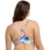 image:imageBody Glove Womens Alani Strappy Back Bikini Top SwimsuitMiami Palm Tree Print