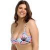 image:imageBody Glove Womens Alani Strappy Back Bikini Top SwimsuitMiami Palm Tree Print