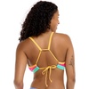 image:imageBody Glove Womens Drew Bikini Top Swimsuit with Adjustable 2Way Back DetailBubble Gum Colorblock