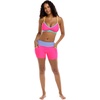 image:imageBody Glove Womens Drew Bikini Top Swimsuit with Adjustable 2Way Back DetailBubble Gum Colorblock