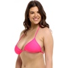 image:imageBody Glove Womens Smoothies DITA Solid Slider Triangle Bikini Top SwimsuitBubble Gum