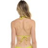 image:imageBody Glove Womens Smoothies DITA Solid Slider Triangle Bikini Top SwimsuitKey Lime
