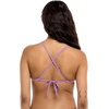 image:imageBody Glove Womens Smoothies Evelyn Solid Fixed Triangle Bikini Top Swimsuit with Adjustable 2Way Back DetailAkebi