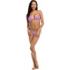 image:imageBody Glove Womens Smoothies Evelyn Solid Fixed Triangle Bikini Top Swimsuit with Adjustable 2Way Back DetailAkebi