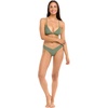 image:imageBody Glove Womens Smoothies Evelyn Solid Fixed Triangle Bikini Top Swimsuit with Adjustable 2Way Back DetailCactus