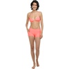 image:imageBody Glove Womens Smoothies Evelyn Solid Fixed Triangle Bikini Top Swimsuit with Adjustable 2Way Back DetailCoral