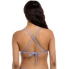image:imageBody Glove Womens Smoothies Evelyn Solid Fixed Triangle Bikini Top Swimsuit with Adjustable 2Way Back DetailPeriwinkle
