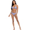 image:imageBody Glove Womens Smoothies Evelyn Solid Fixed Triangle Bikini Top Swimsuit with Adjustable 2Way Back DetailPeriwinkle