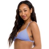 image:imageBody Glove Womens Smoothies Evelyn Solid Fixed Triangle Bikini Top Swimsuit with Adjustable 2Way Back DetailPeriwinkle