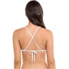 image:imageBody Glove Womens Smoothies Evelyn Solid Fixed Triangle Bikini Top Swimsuit with Adjustable 2Way Back DetailSnow