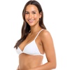 image:imageBody Glove Womens Smoothies Evelyn Solid Fixed Triangle Bikini Top Swimsuit with Adjustable 2Way Back DetailSnow