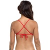 image:imageBody Glove Womens Smoothies Evelyn Solid Fixed Triangle Bikini Top Swimsuit with Adjustable 2Way Back DetailTrue