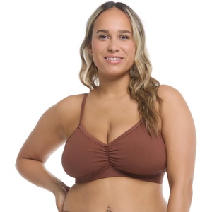 image:imageBody Glove Smoothies Drew Bikini Top SwimwearBrown Ibiza Rib