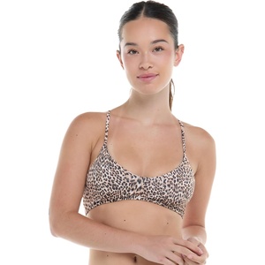 image:imageBody Glove Womens Alani Strappy Back Bikini Top SwimsuitPrimal Leopard Print