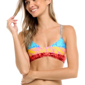 image:imageBody Glove Womens Alani Strappy Back Bikini Top SwimsuitShadow Tropical