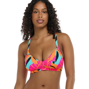 image:imageBody Glove Womens Drew Bikini Top Swimsuit with Adjustable 2Way Back DetailCanopy Tropical Brights
