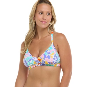 image:imageBody Glove Womens Drew Bikini Top Swimsuit with Adjustable 2Way Back DetailFloret Floral