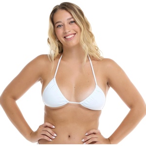 image:imageBody Glove Womens Smoothies DITA Solid Slider Triangle Bikini Top SwimsuitApricot