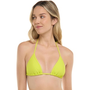 image:imageBody Glove Womens Smoothies DITA Solid Slider Triangle Bikini Top SwimsuitKey Lime