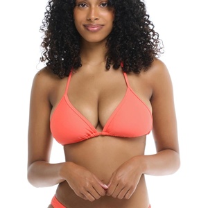 image:imageBody Glove Womens Smoothies DITA Solid Slider Triangle Bikini TopSunset