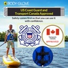 image:imageBody Glove Cove Fishing Vest  Unisex Nylon Fishing Life Jacket with 2 Pockets  USCG and Transport Canada Approved Adult Life Vest for Boating Fishing Kayaking Rafting  GraySapphire  2XL