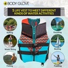 image:imageBody Glove Phantom Womens Neoprene Life Jacket USCG and Transport Canada Approved PFD Lightweight Life Vest Great for Boating Fishing Kayaking Rafting Paddling BLUPNK XLarge