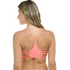 image:imageBody Glove Standard Smoothies Alani Solid Strappy Back Bikini Top for WomenCoral