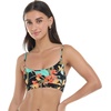 image:imageBody Glove Womens ARO Bralette Bikini Top SwimsuitHamoa Black Floral Print