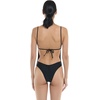 image:imageBody Glove Womens Claire Onepiece Swimsuit  VNeck Ruched Back Adjustable Tie Cheeky CoverageBlack