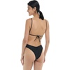 image:imageBody Glove Womens Claire Onepiece Swimsuit  VNeck Ruched Back Adjustable Tie Cheeky CoverageBlack