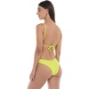 image:imageBody Glove Womens Claire Onepiece Swimsuit  VNeck Ruched Back Adjustable Tie Cheeky CoverageKey Lime