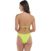 image:imageBody Glove Womens Claire Onepiece Swimsuit  VNeck Ruched Back Adjustable Tie Cheeky CoverageKey Lime