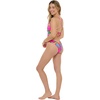 image:imageBody Glove Womens Claire Onepiece Swimsuit  VNeck Ruched Back Adjustable Tie Cheeky CoverageTulum Tropic