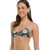 image:imageBody Glove Womens Kenna Adjustatble Triangle Slider Bikini Top Swimsuit with 2Way BackAurora Blossom