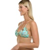 image:imageBody Glove Womens Kenna Adjustatble Triangle Slider Bikini Top Swimsuit with 2Way BackMolokini Tropical Print